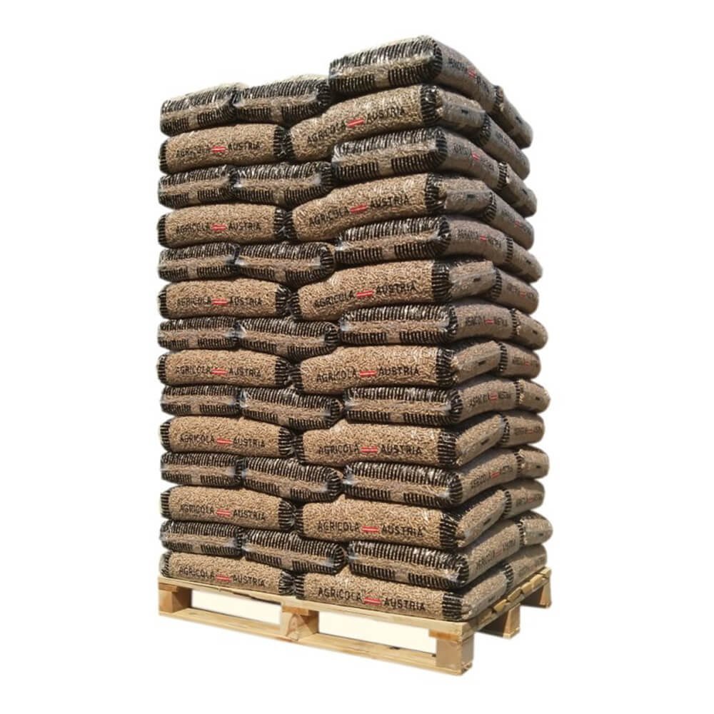 Agricola Holzpellets – Palette mit 70 Säcken à 15 kg